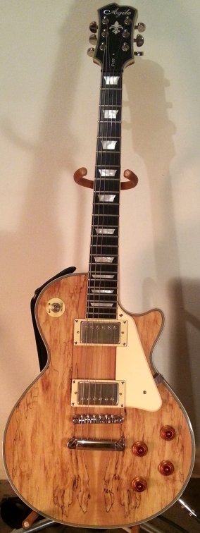 Agile AL 3100 spalted maple electric guitar